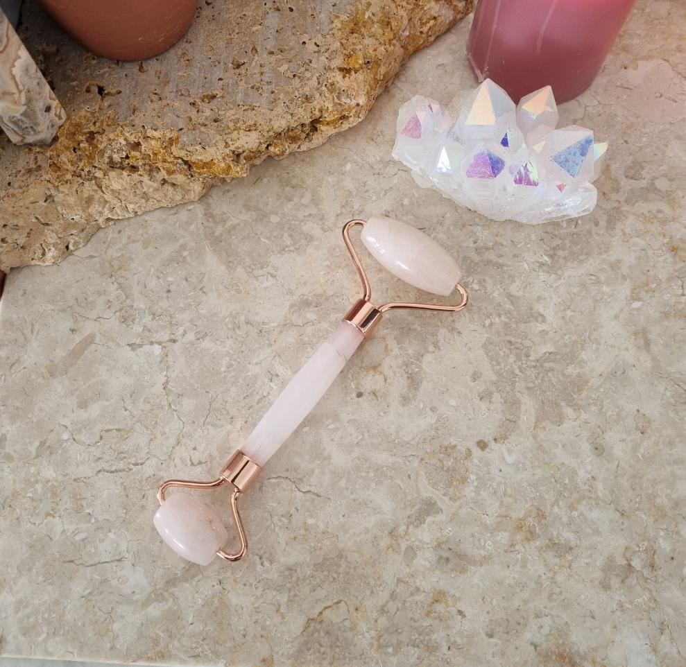 Rose Quartz Facial Massage Roller