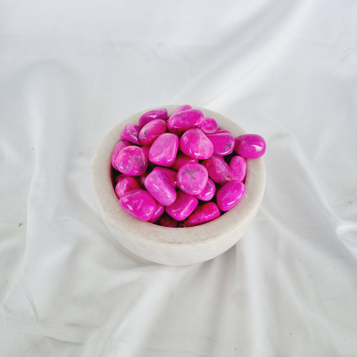 Pink Howlite Tumbleds – Pure Lightness