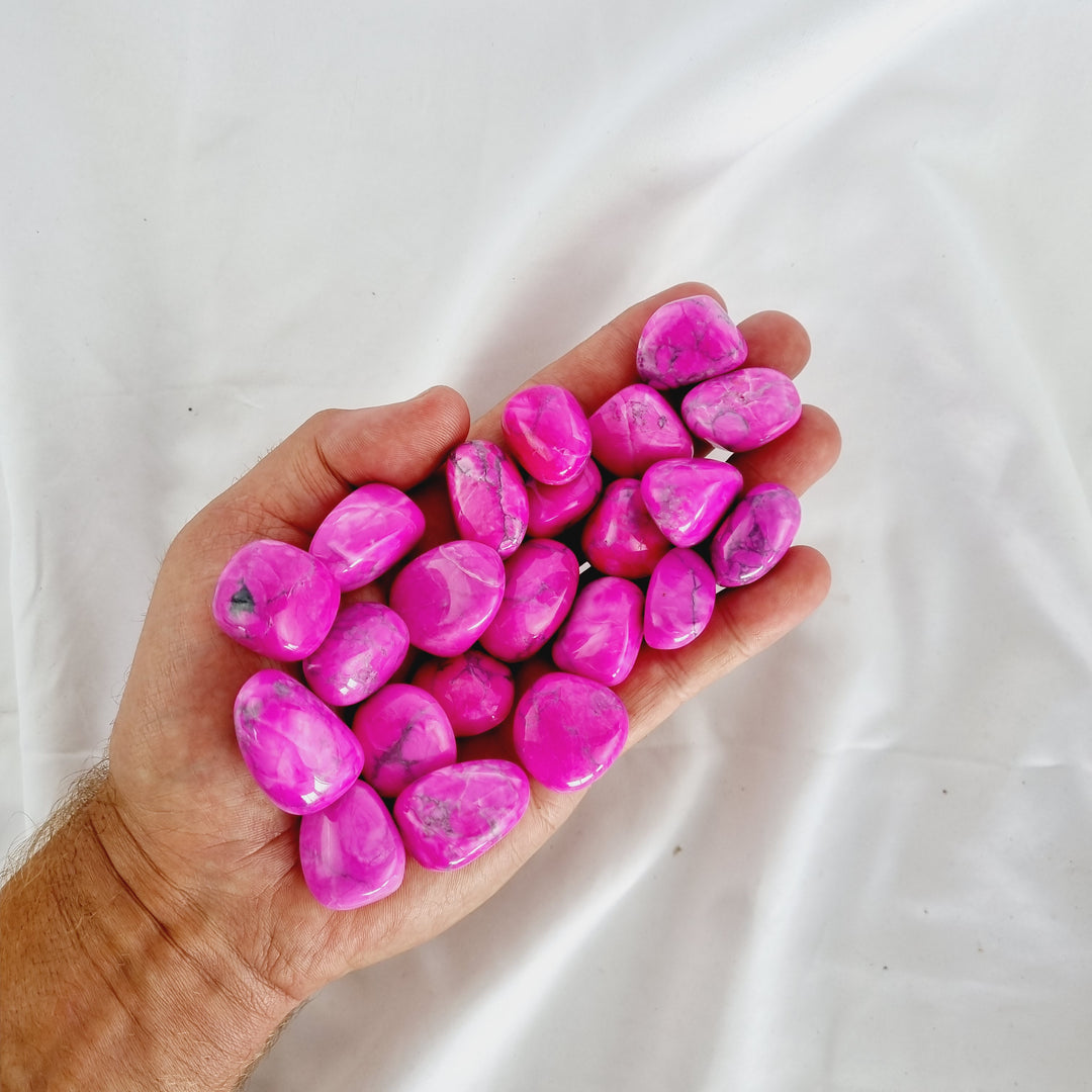 Pink Howlite Tumbleds – Pure Lightness