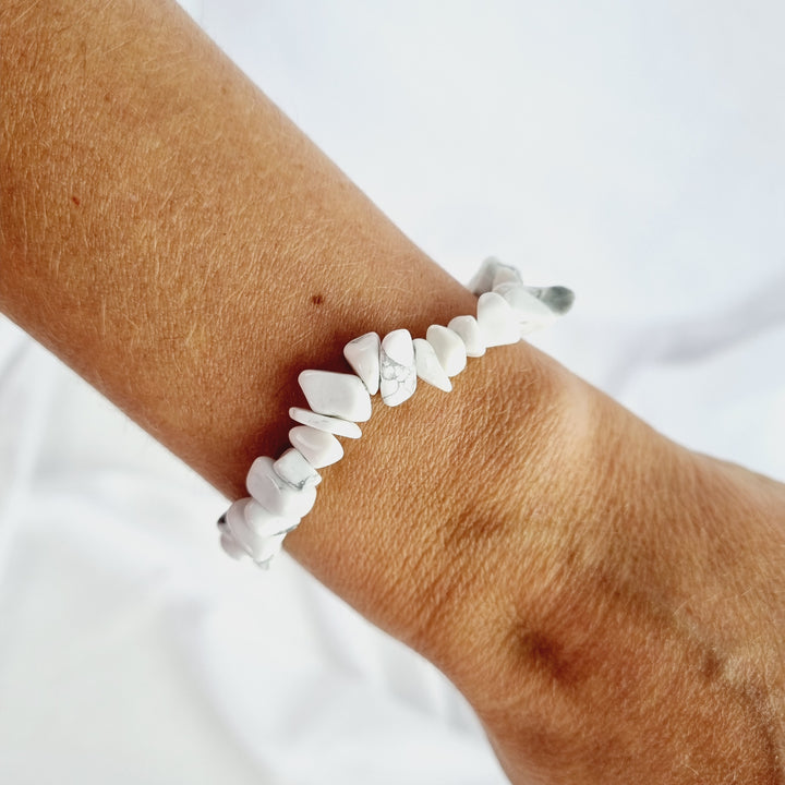 Howlite Chip Bracelet - Chip