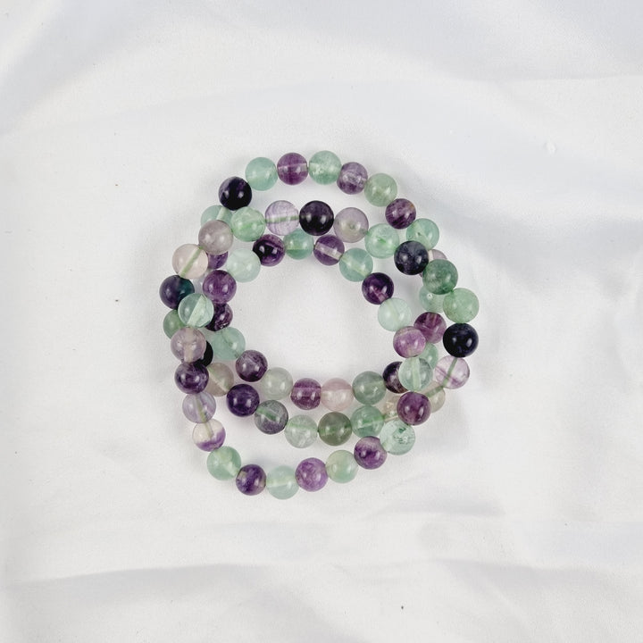 Rainbow Fluorite Bracelet - 8mm