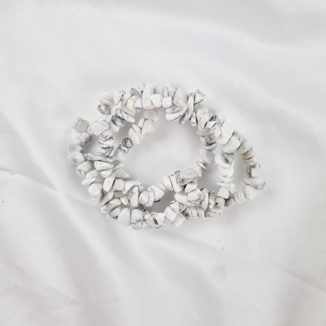 Howlite Chip Bracelet - Chip