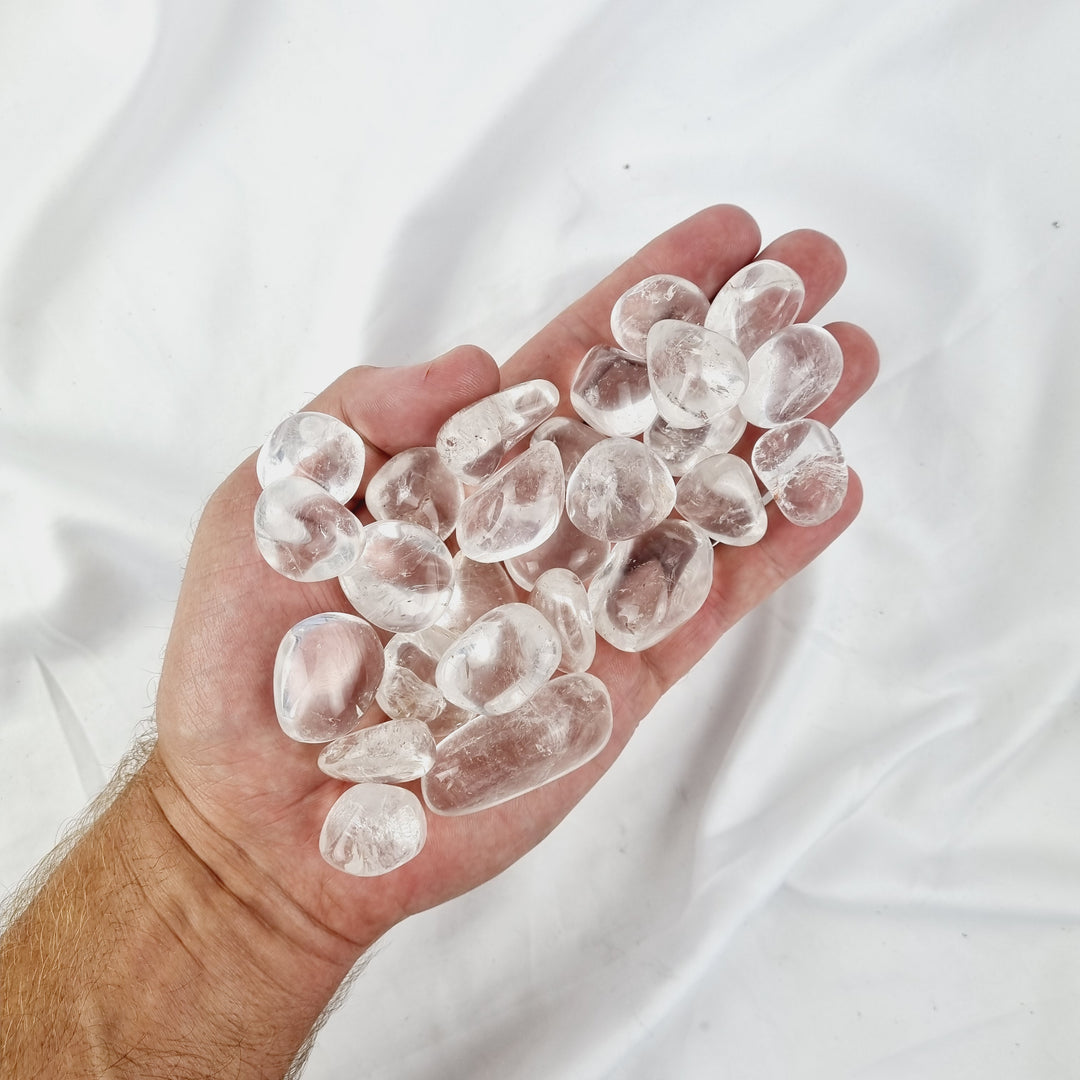 Clear Quartz Tumbleds – Pure Lightness