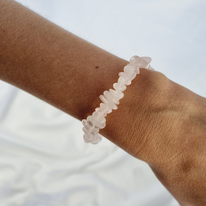 Rose Quartz Bracelet - Chip