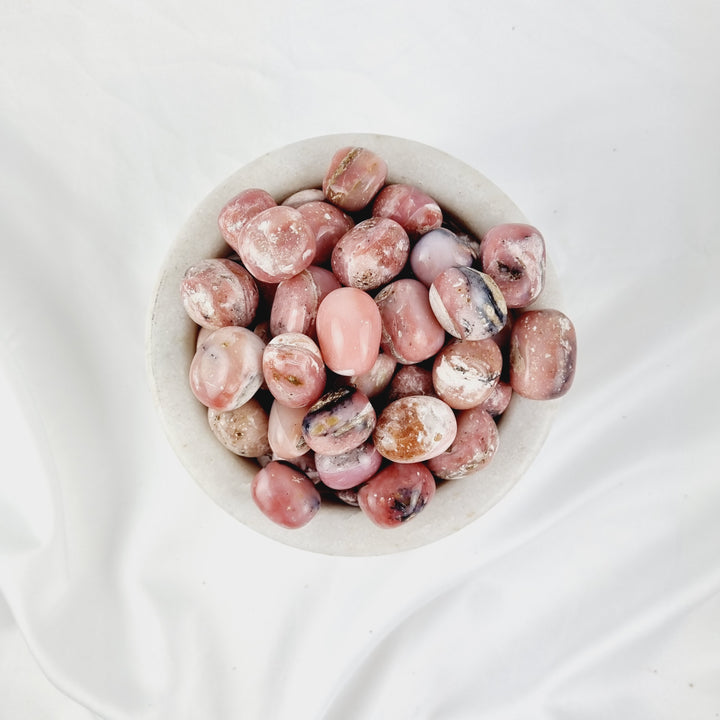 Pink Opal Tumbled Stones #1