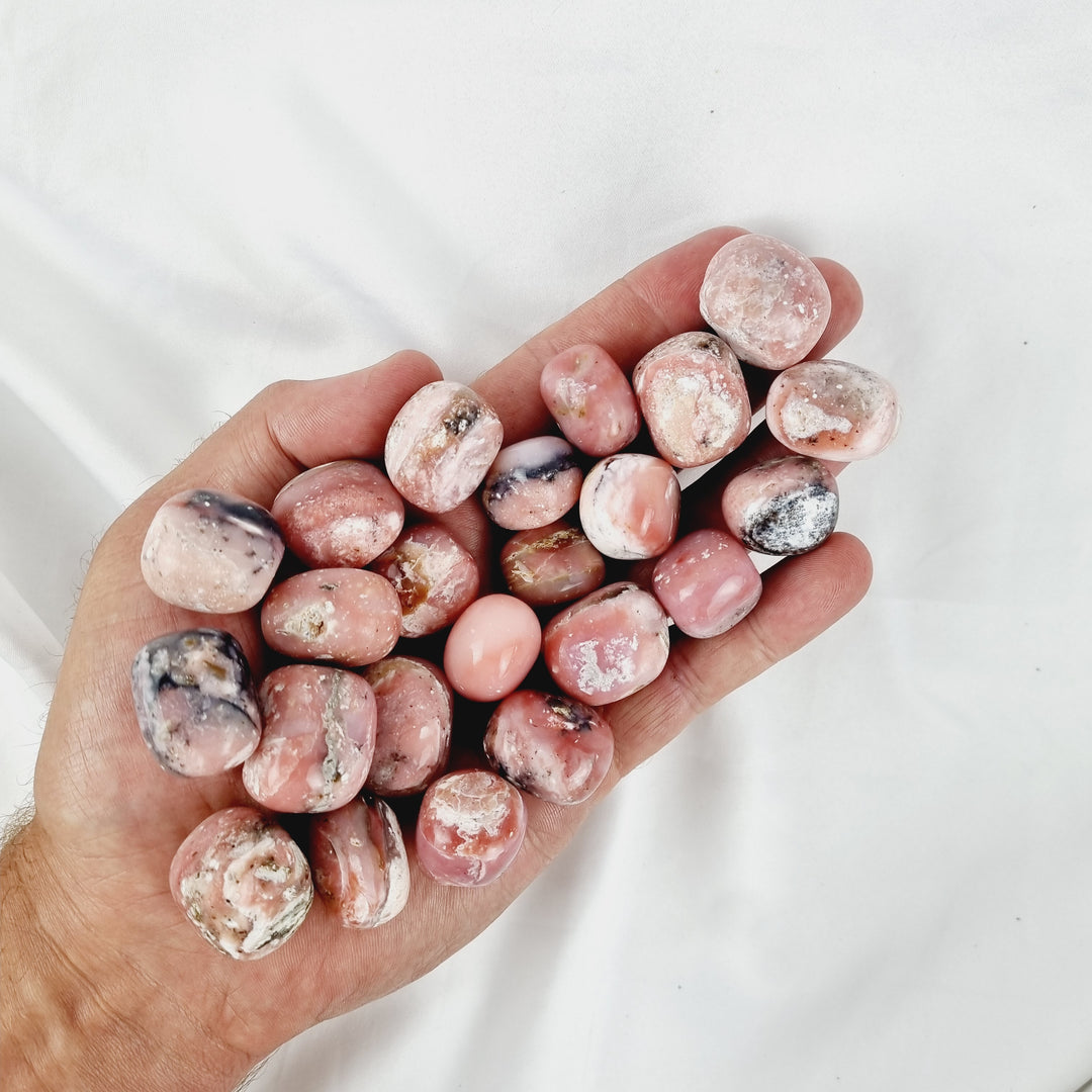 Pink Opal Tumbled Stones #1