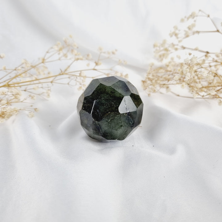 Labradorite Faceted Sphere