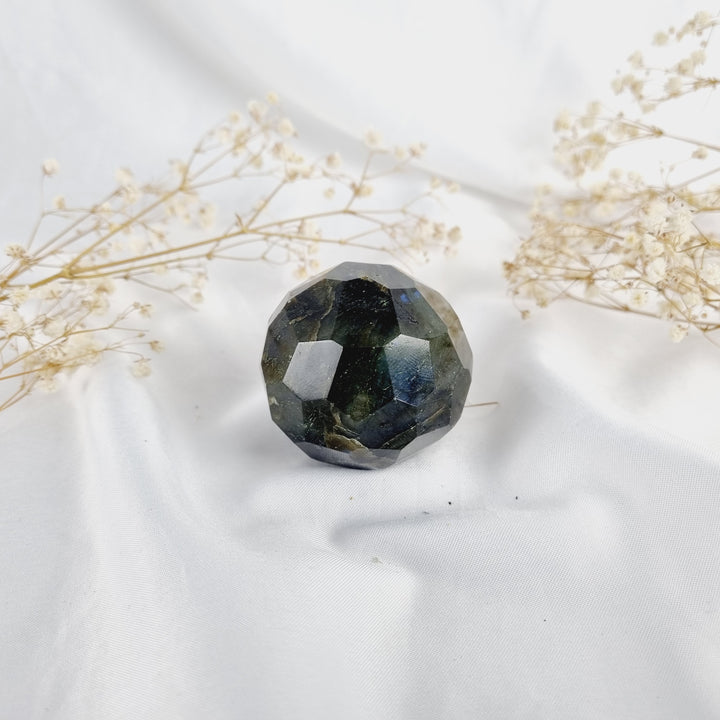 Labradorite Faceted Sphere