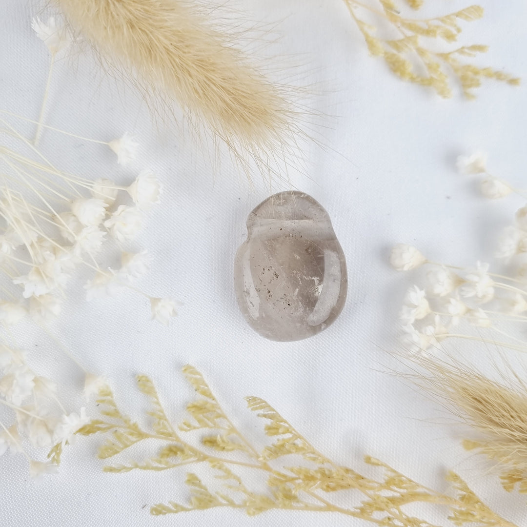 Smoky Quartz Tumbled Pendant