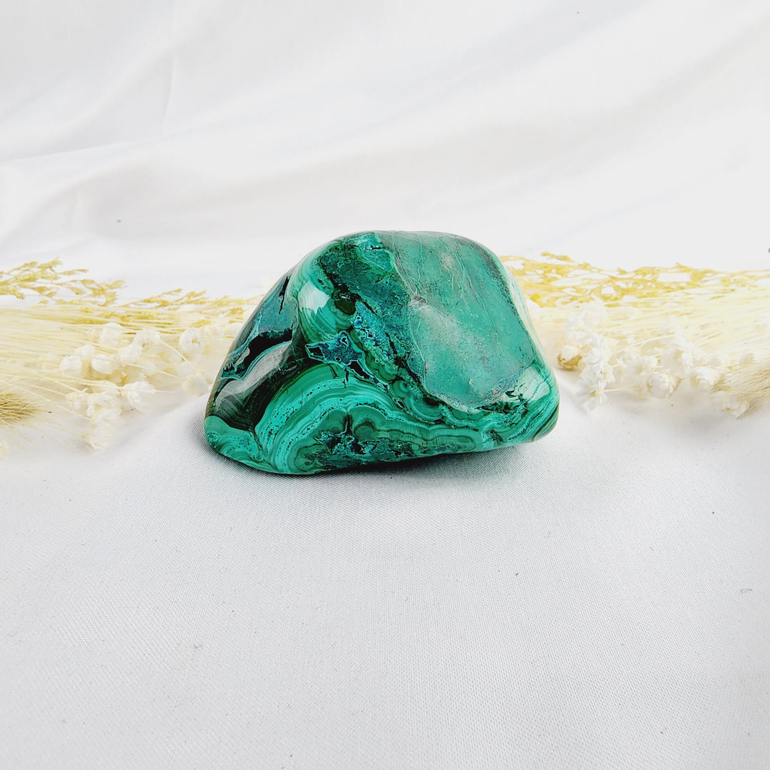 Malachite Chrysocolla Free form Polished piece