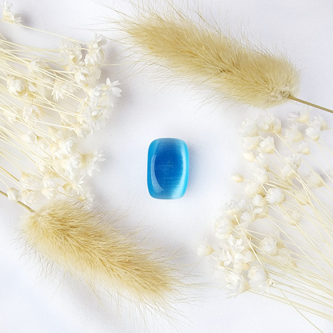 Blue Cats Eye Pendant