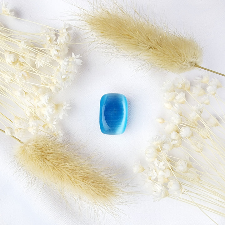 Blue Cats Eye Pendant