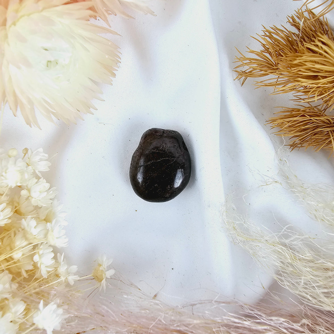 Garnet Tumbled Pendant