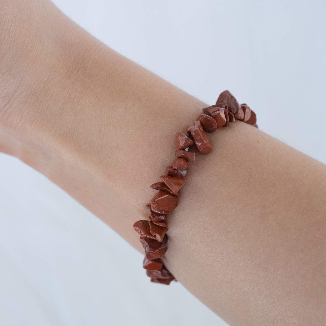 Red Jasper Bracelet - Chip #1