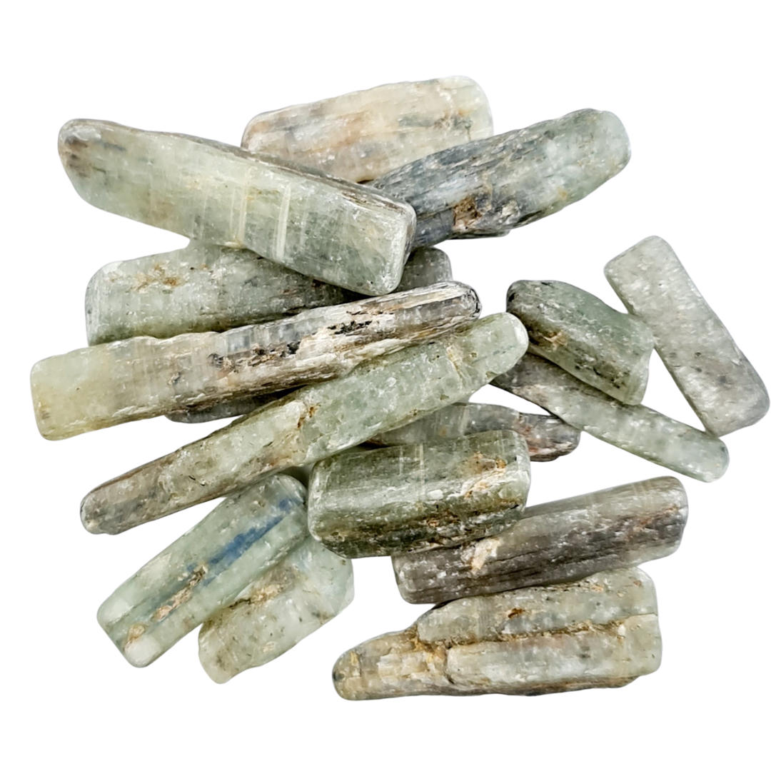 Green Kyanite Natural Tumbleds